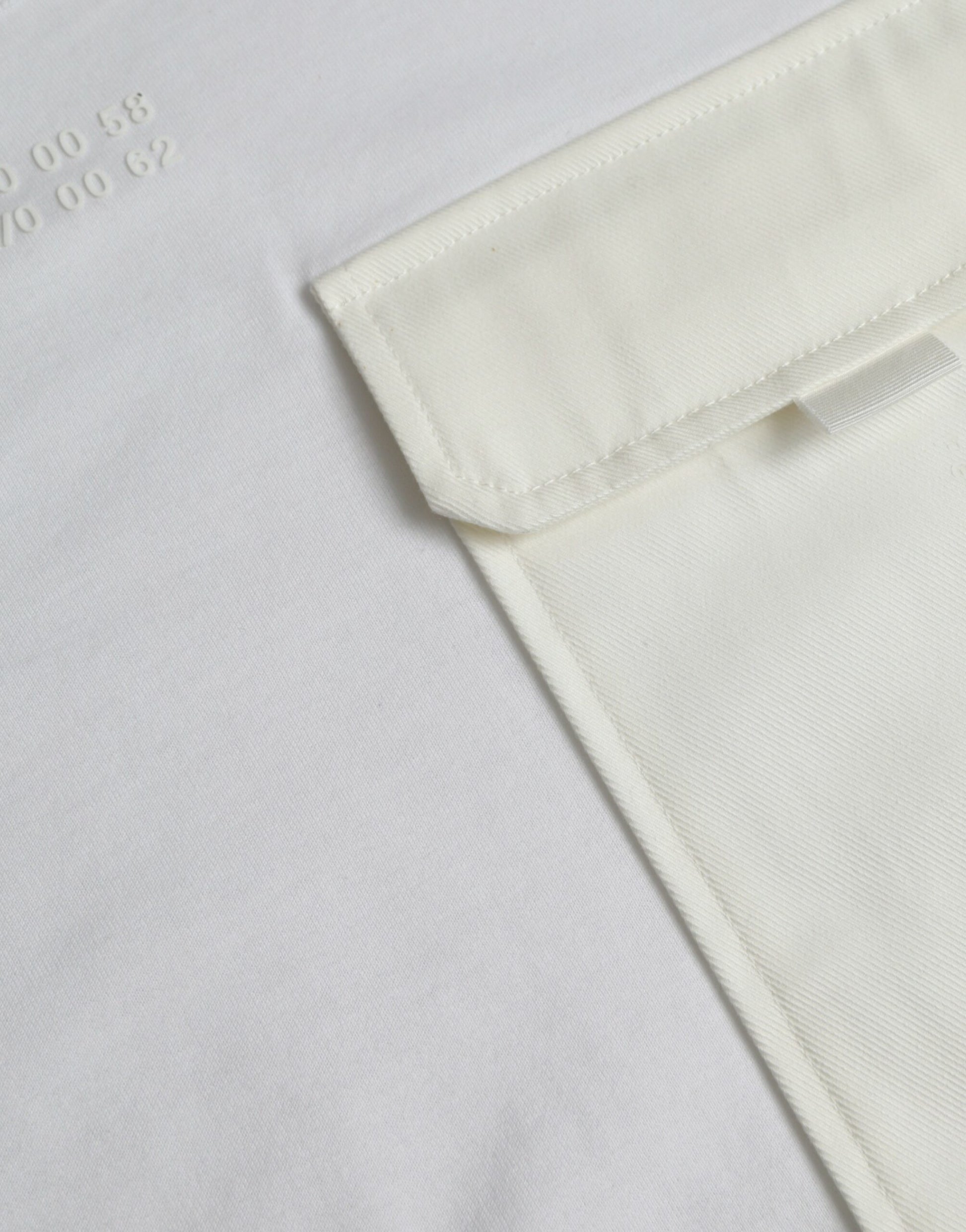 Dolce & Gabbana White Cotton Pocket Short Sleeves T-shirt by Dolce & Gabbana