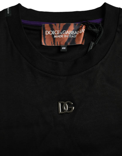 Dolce & Gabbana Multicolor Tiger Print Cotton Short Sleeves T-shirt by Dolce & Gabbana
