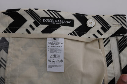 Short décontracté à rayures Dolce &amp; Gabbana jusqu'aux genoux