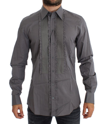 Dolce & Gabbana Purple Torero GOLD Slim Fit Dress Shirt by Dolce & Gabbana