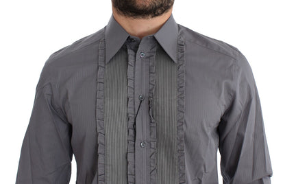 Dolce & Gabbana Purple Torero GOLD Slim Fit Dress Shirt by Dolce & Gabbana