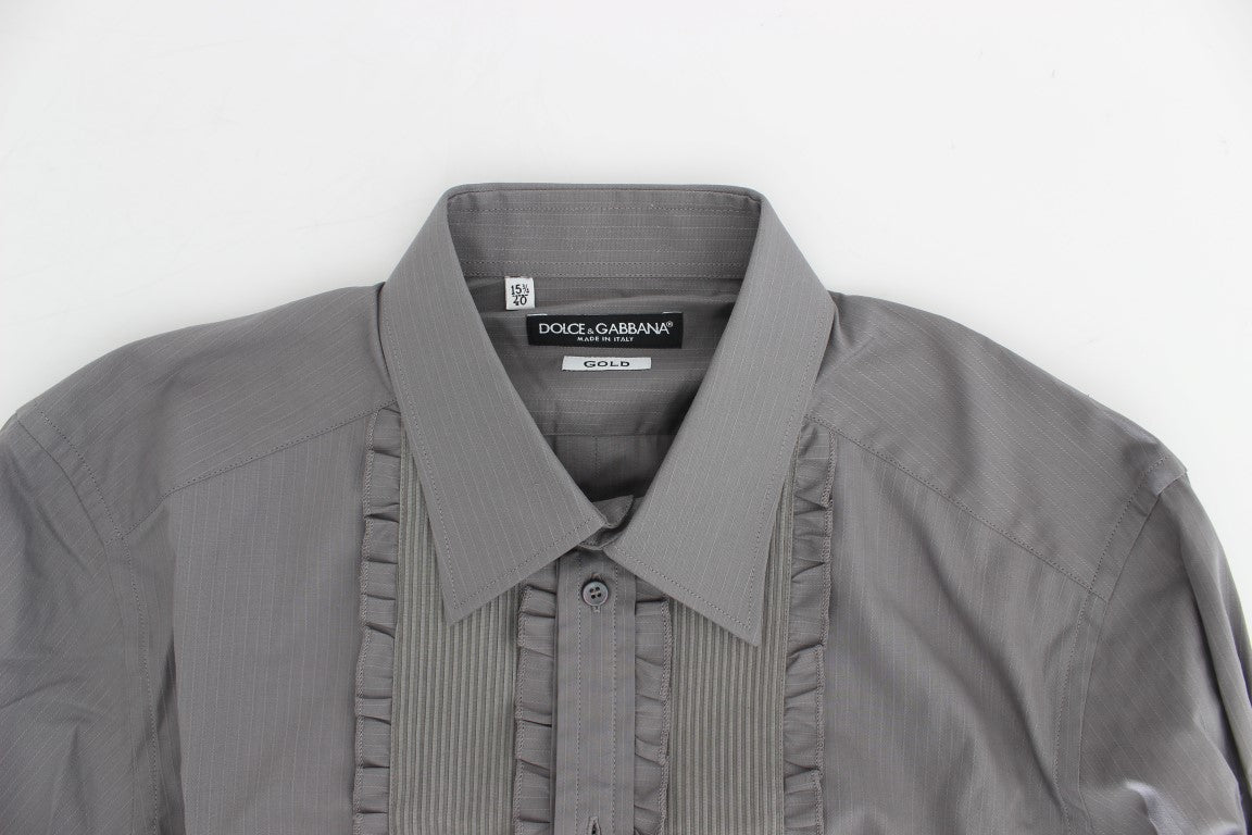 Dolce & Gabbana Purple Torero GOLD Slim Fit Dress Shirt by Dolce & Gabbana