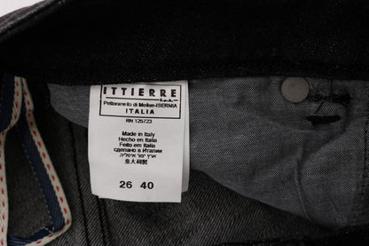 Jean slim noir en coton Eight Chic