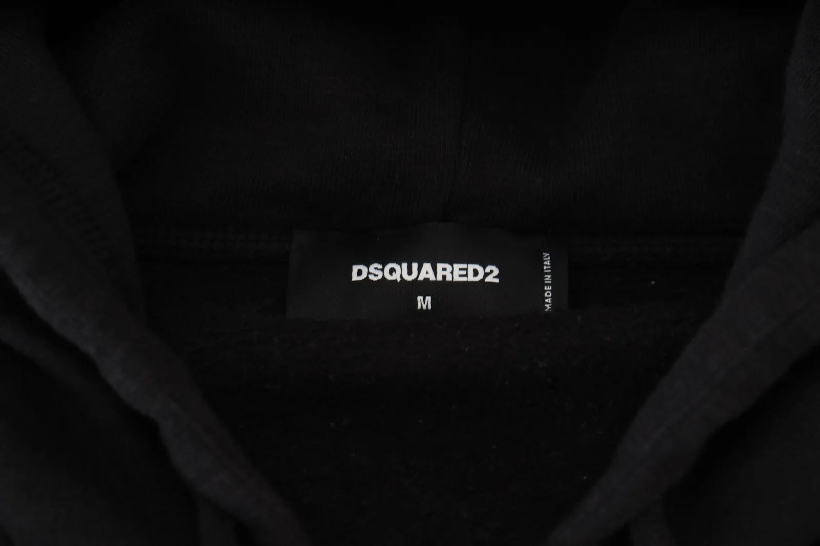 Dsquared² Black Embellished Full Zip Hooded Sweater by Dsquared²