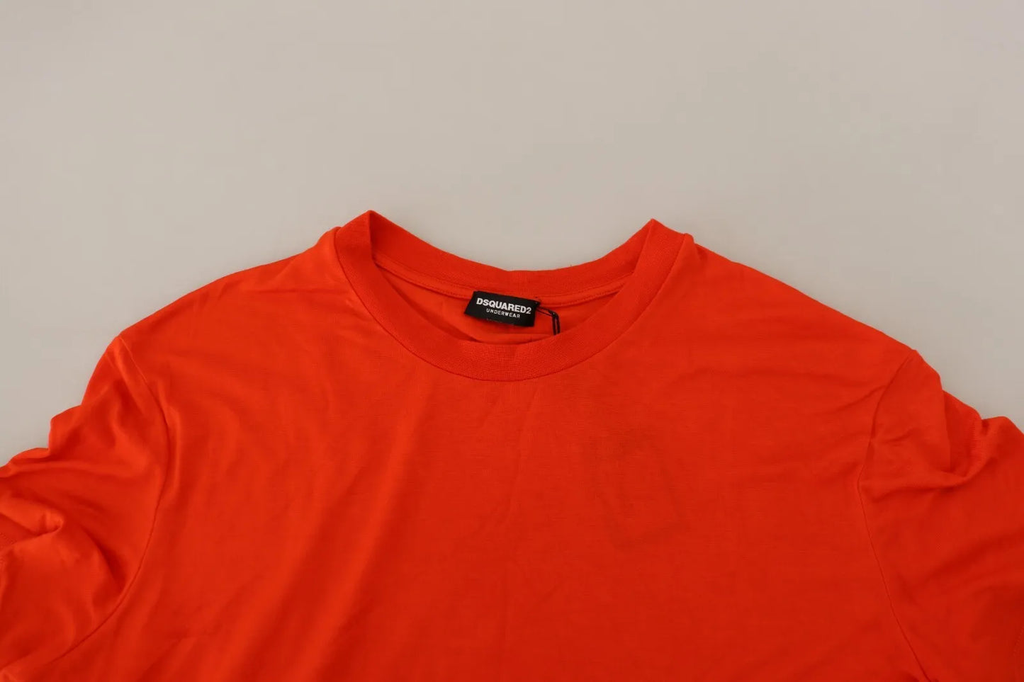 Dsquared² Orange Modal Short Sleeves Crewneck T-shirt by Dsquared²
