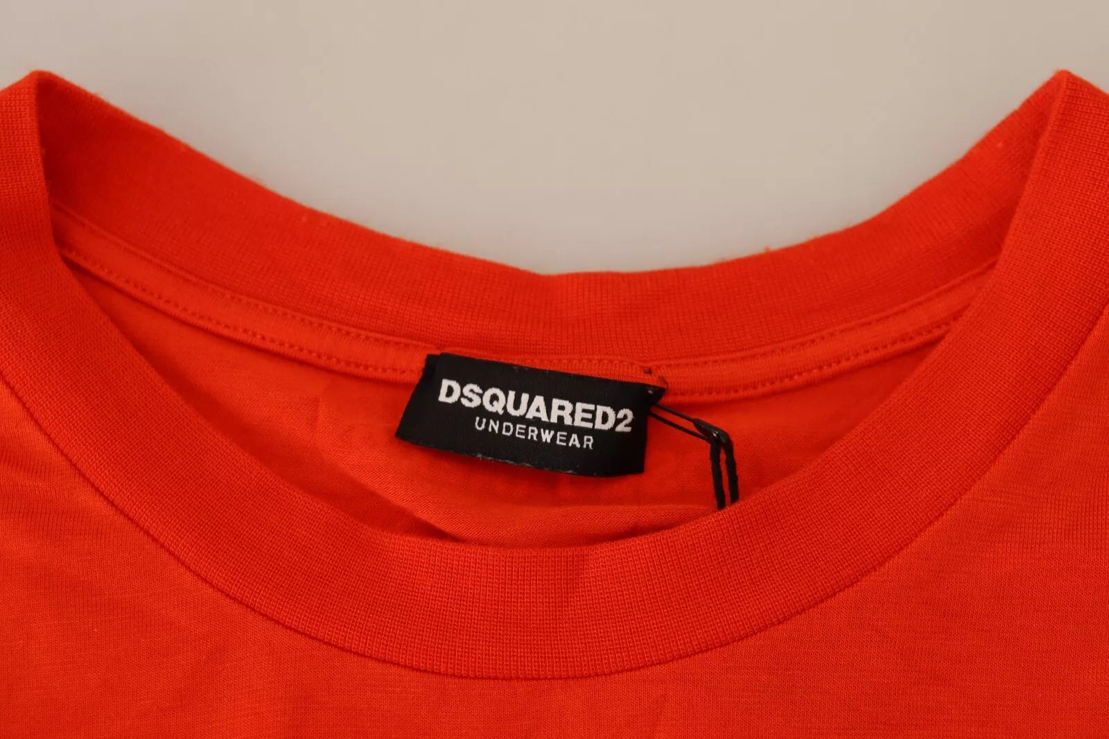 Dsquared² Orange Modal Short Sleeves Crewneck T-shirt by Dsquared²