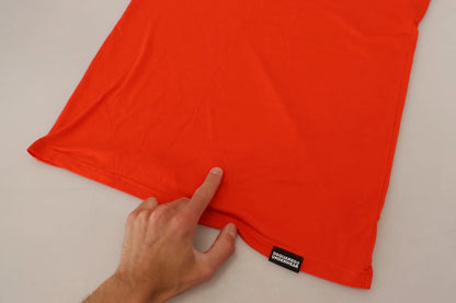 Dsquared² Orange Modal Short Sleeves Crewneck T-shirt by Dsquared²
