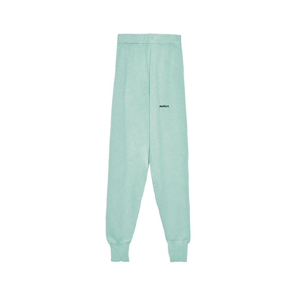 Hinnominate Mint Green Wool Blend Tracksuit Trousers by Hinnominate