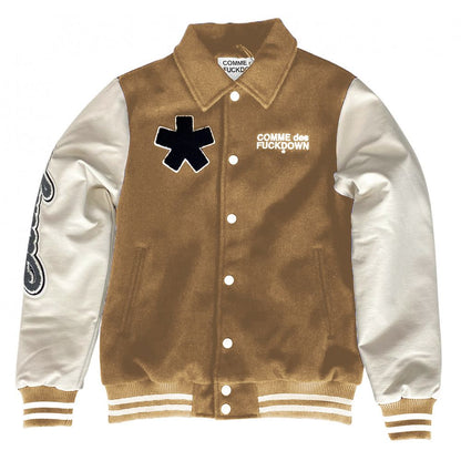 Blouson aviateur chic en coton et similicuir Comme Des Fuckdown