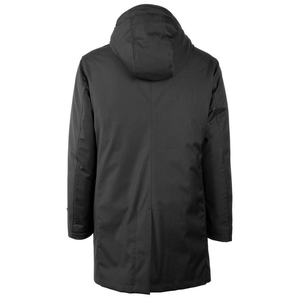 Veste homme en laine noire fabriquée en Italie