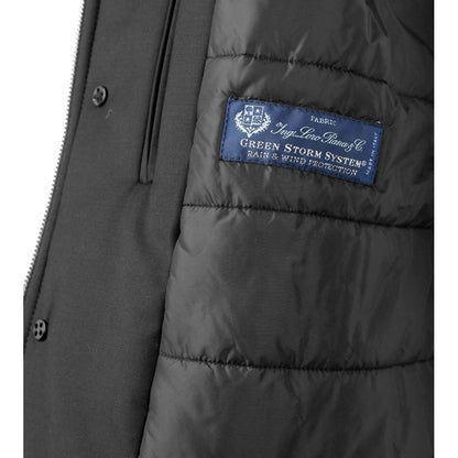 Veste homme en laine noire fabriquée en Italie