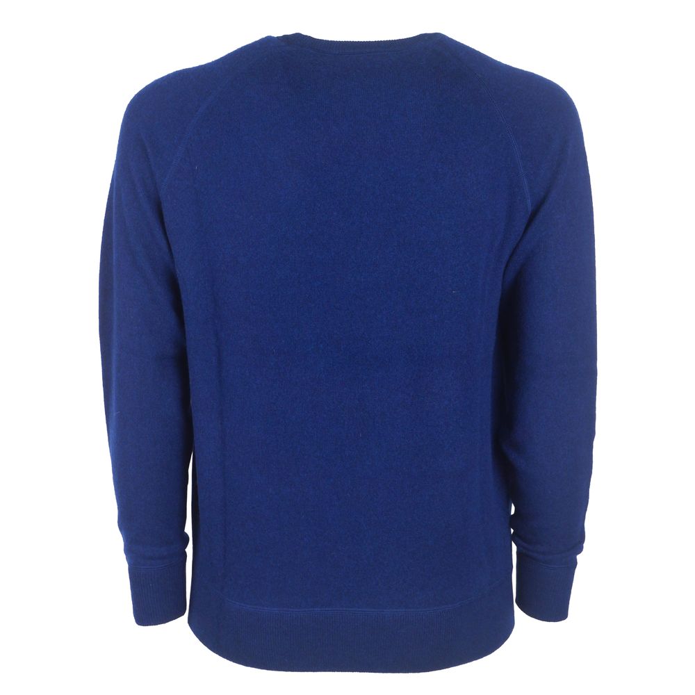 Emilio Romanelli Blue Cashmere Men Sweater by Emilio Romanelli