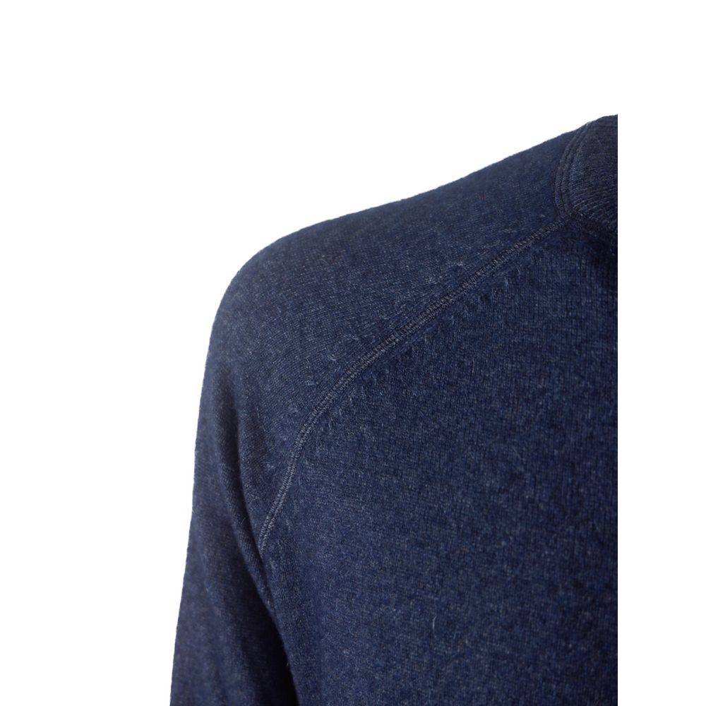 Emilio Romanelli Light Blue Cashmere Men Sweater by Emilio Romanelli