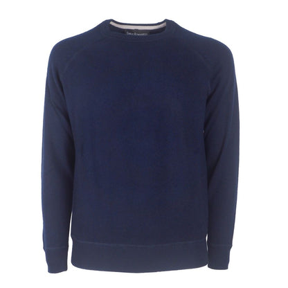Emilio Romanelli Blue Cashmere Men Sweater by Emilio Romanelli