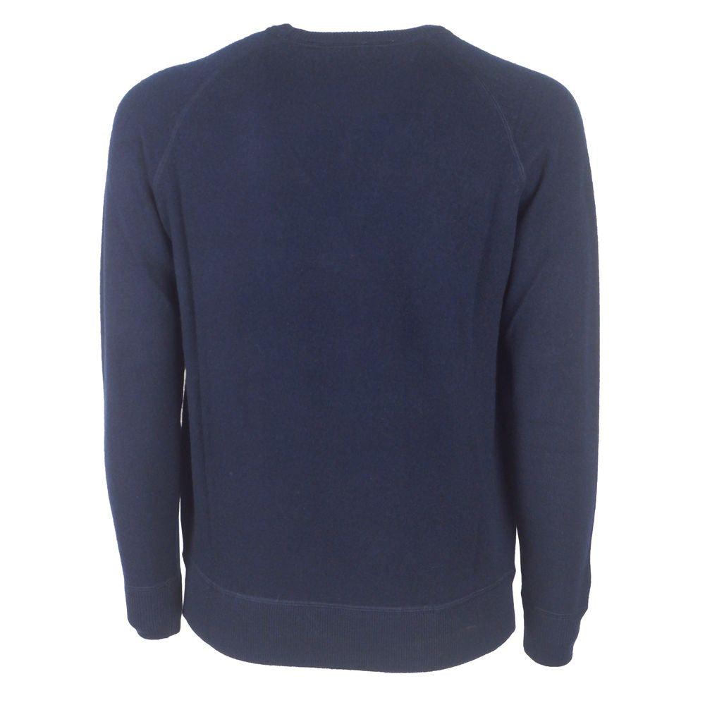 Emilio Romanelli Blue Cashmere Men Sweater by Emilio Romanelli