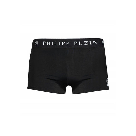 Maillot de bain Philipp Plein en polyamide noir pour homme
