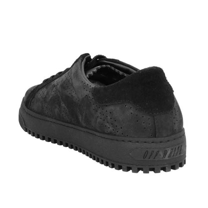 Baskets Off-White en cuir de veau noir pour femme