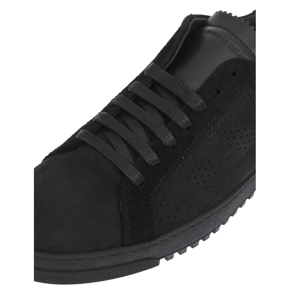 Baskets Off-White en cuir de veau noir pour femme
