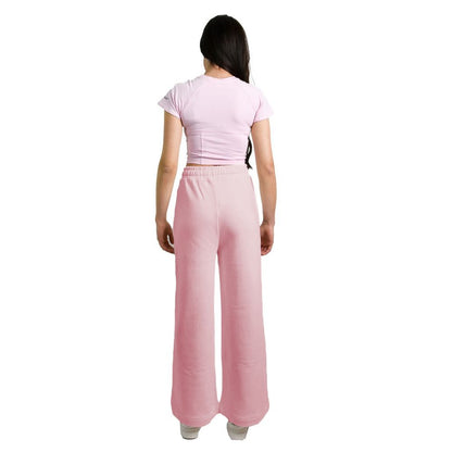 Hinnominate Chic Pink Palazzo Pants with Drawstring by Hinnominate