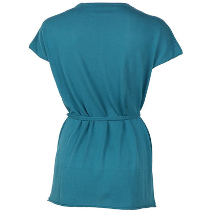 Alpha Studio Green Cotton Dress by Alpha Studio