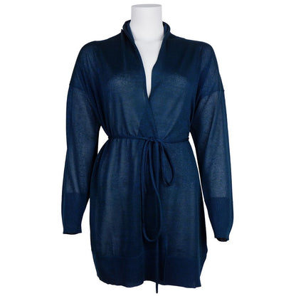 Alpha Studio Blue Viscose Dress by Alpha Studio
