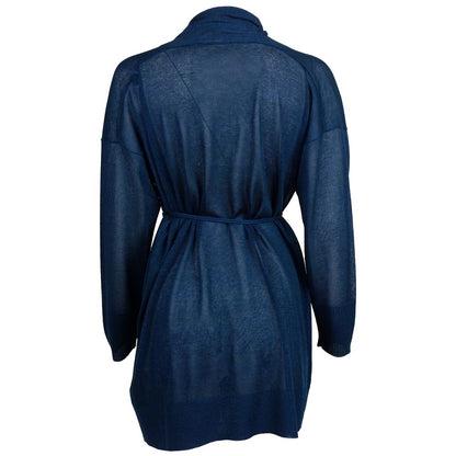 Alpha Studio Blue Viscose Dress by Alpha Studio