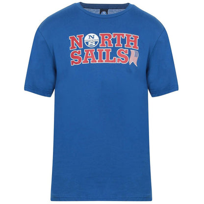 North Sails Light Blue Cotton Men T-Shirt by North Sails