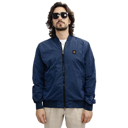 Blouson aviateur bleu décontracté Refrigiwear