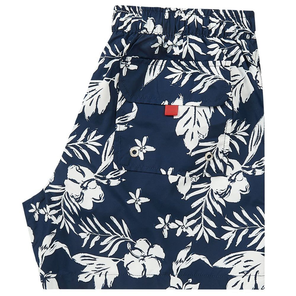 Maillot de bain homme en polyester bleu La Martina