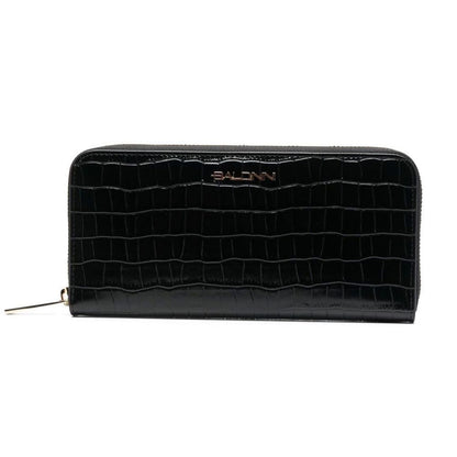 Baldinini Trend Elegant Croco Print Leather Wallet by Baldinini Trend