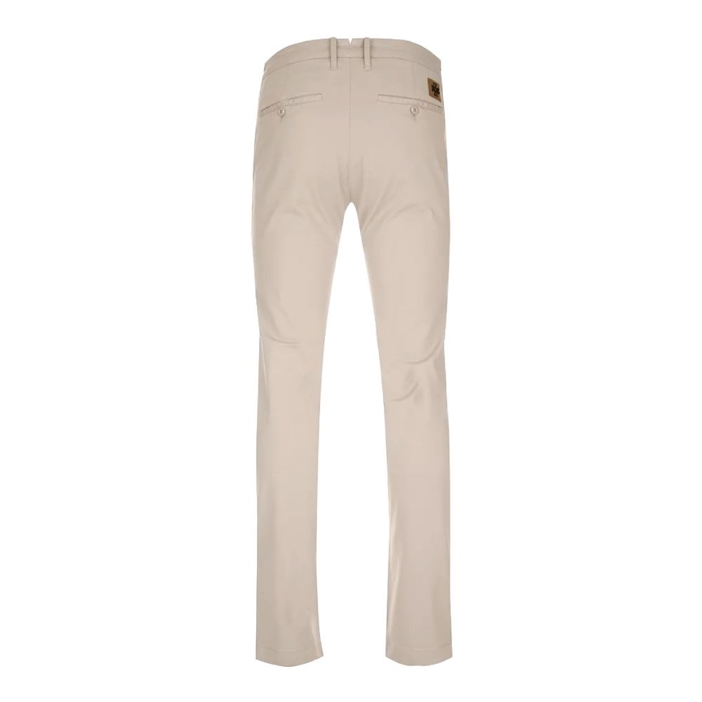 Jacob Cohen Beige Cotton Chino Trousers – Slim Fit Elegance by Jacob Cohen