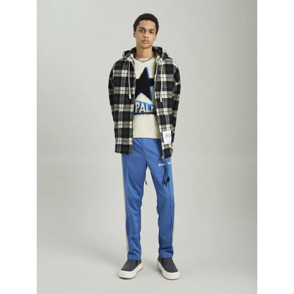 Palm Angels Black Cashmere Men Sweater Jacket by Palm Angels