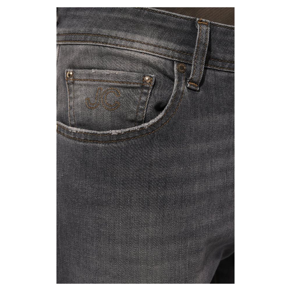 Jean Jacob Cohen en coton stretch gris élégant, coupe classique