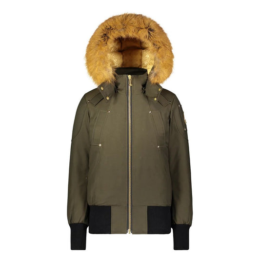 Blouson aviateur en nylon militaire pour femme Moose Knuckles