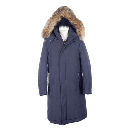 Imperméable homme en laine bleue fabriqué en Italie