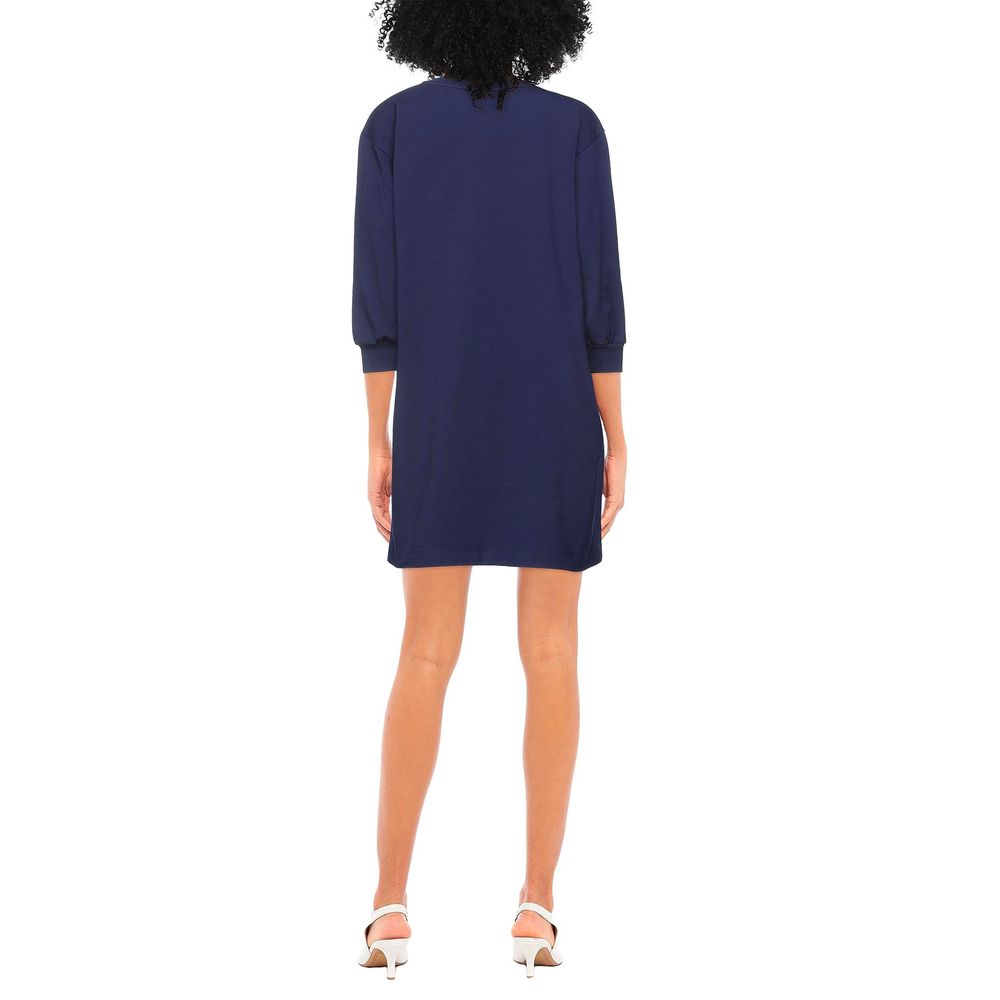Robe en coton bleu Love Moschino pour femme
