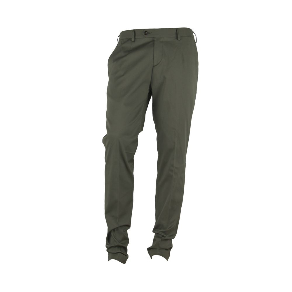 Pantalon d'été vert élégant pour homme fabriqué en Italie