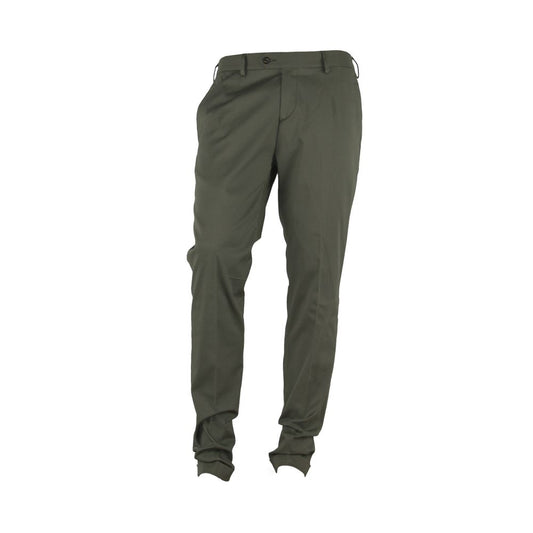 Pantalon d'été vert élégant pour homme fabriqué en Italie