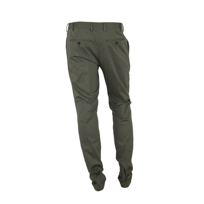 Pantalon d'été vert élégant pour homme fabriqué en Italie