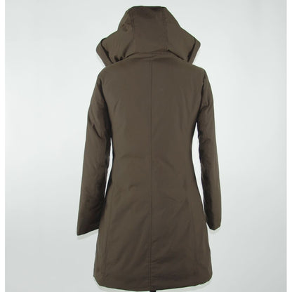 Veste polygonale marron élégante à capuche Emilio Romanelli