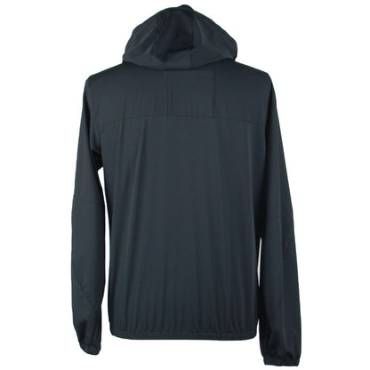 Veste à capuche élégante et zippée Emilio Romanelli en noir