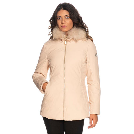 Veste femme en polyamide beige Yes Zee