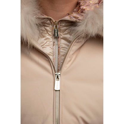 Veste femme en polyamide beige Yes Zee