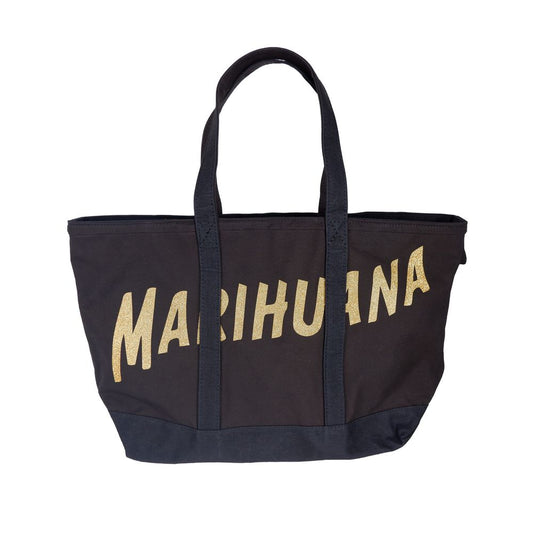 Sac à bandoulière en coton noir chic Palm Angels