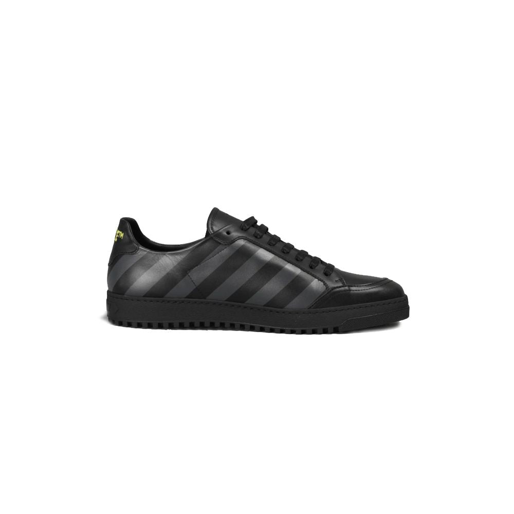 Baskets Off-White en cuir de veau noir pour femme