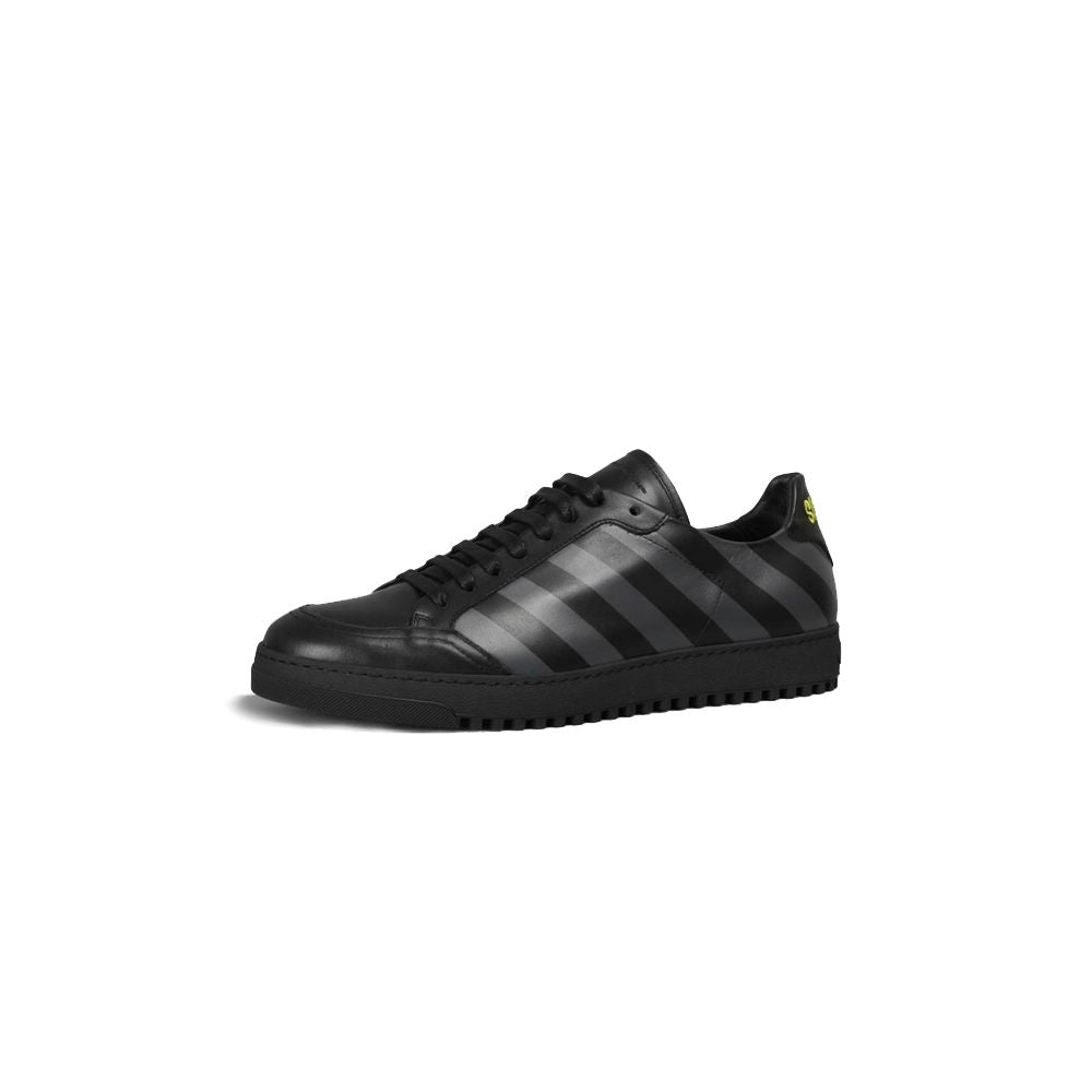 Baskets Off-White en cuir de veau noir pour femme