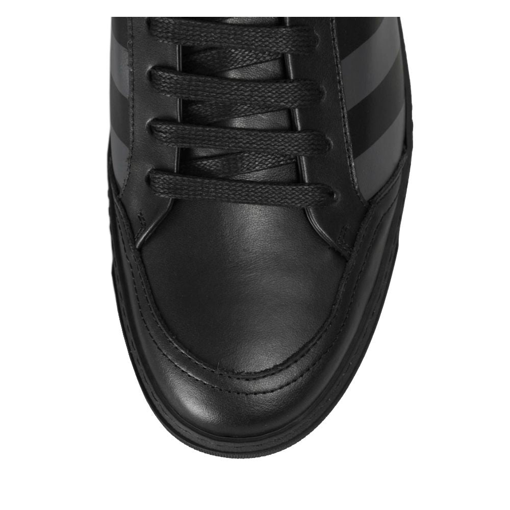 Baskets Off-White en cuir de veau noir pour femme