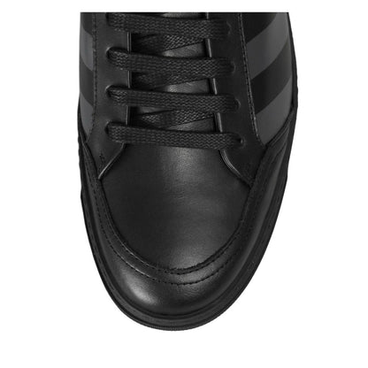 Baskets Off-White en cuir de veau noir pour femme