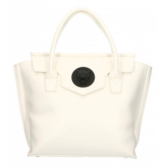 Sac à main élégant Plein Sport blanc avec fermeture magnétique