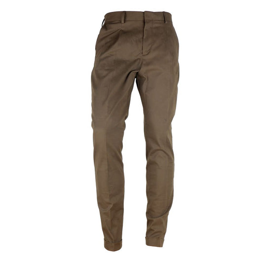 Made in Italy Brown Wool Men Trousers by Made in Italy